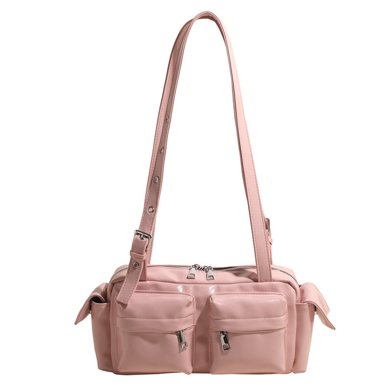 Women's Textured Large Capacity Commuter Fashion Pillow Spring Bags