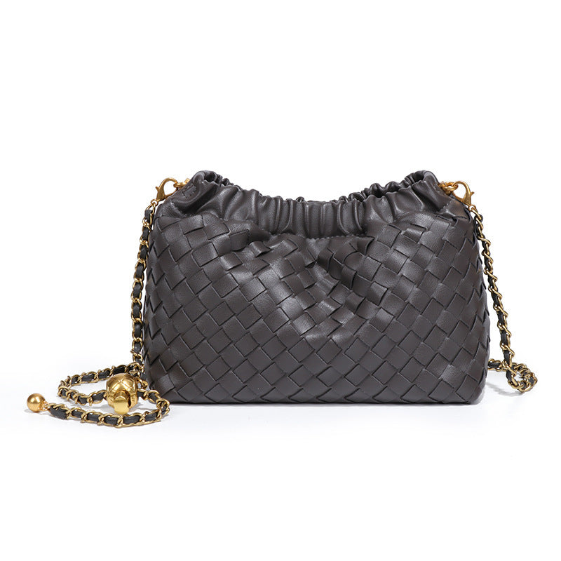 Women's Hand-woven Cloud Simple Metal Chain Fashion Minority Design Women's Shoulder Bag