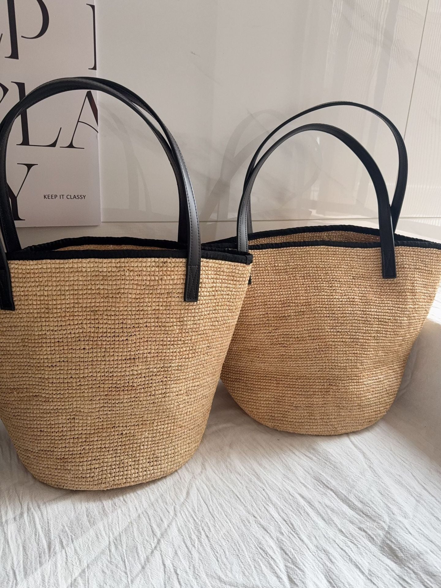 Hand-woven Portable Straw Seaside Vacation Beach Women's Shoulder Bag