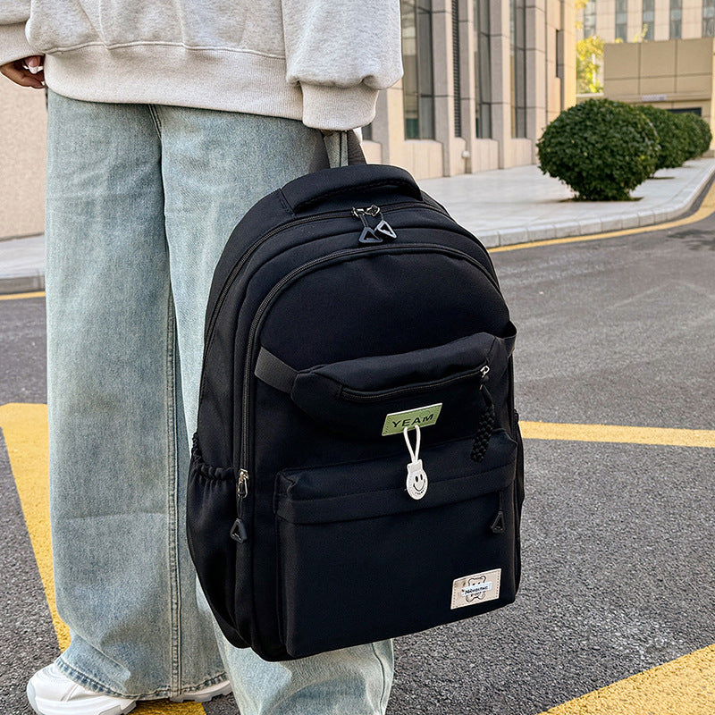 Graceful Large Capacity Portable Computer Thickening College Student Schoolbag
