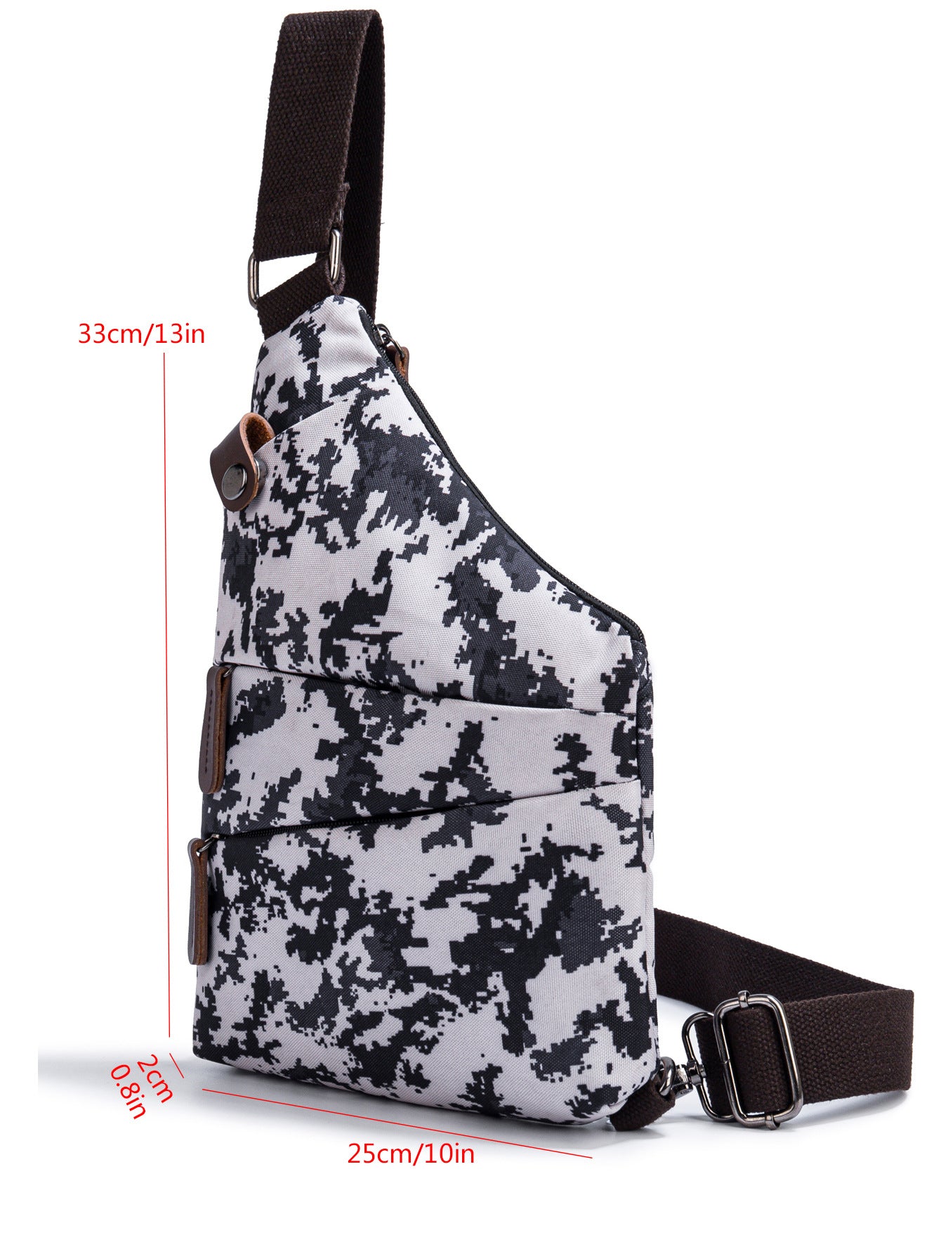 Waterproof Fabric Adjustable Strap Mini Portable Men's Chest Bag