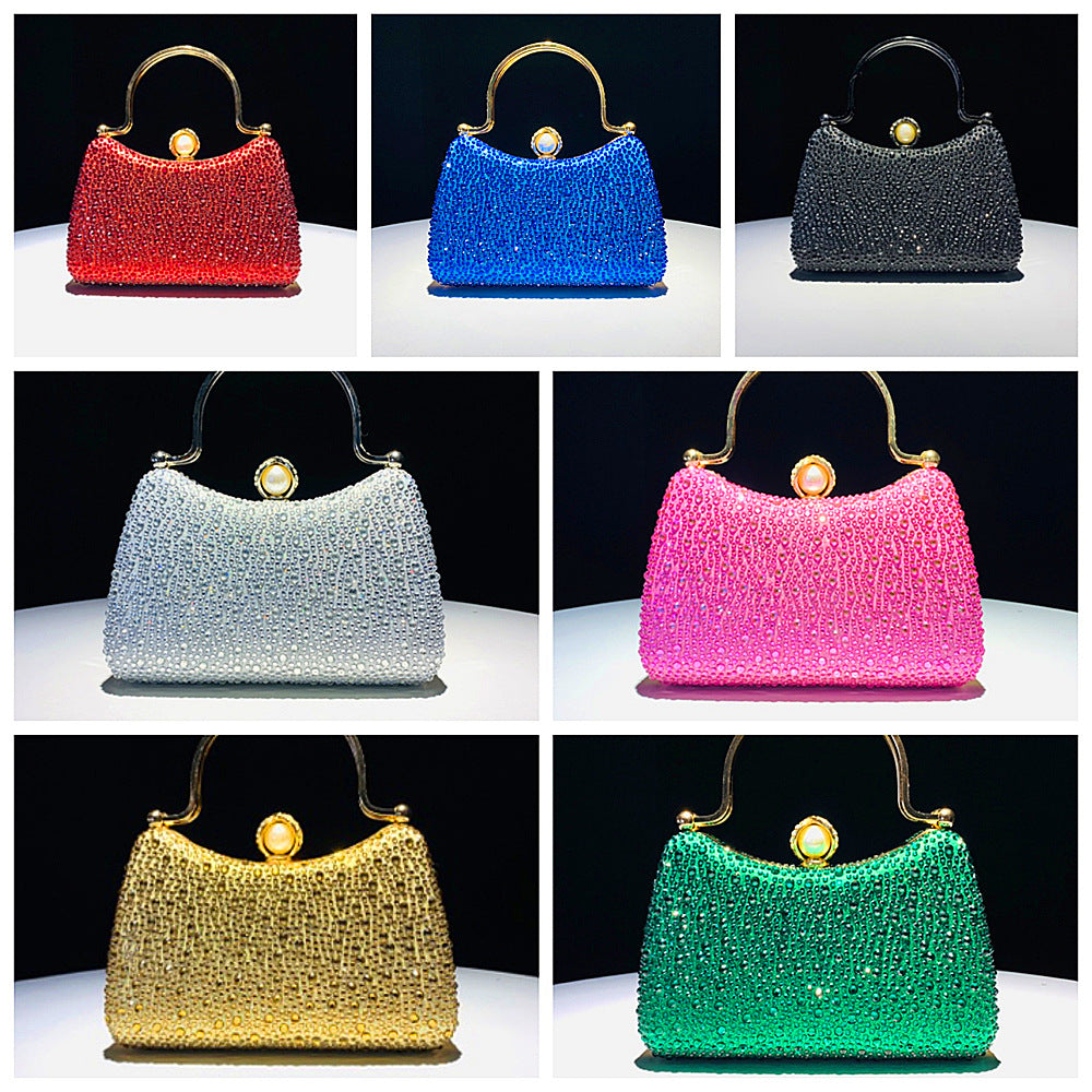 Rhinestone All Match Dress Diamond Wedding Dinner Bag