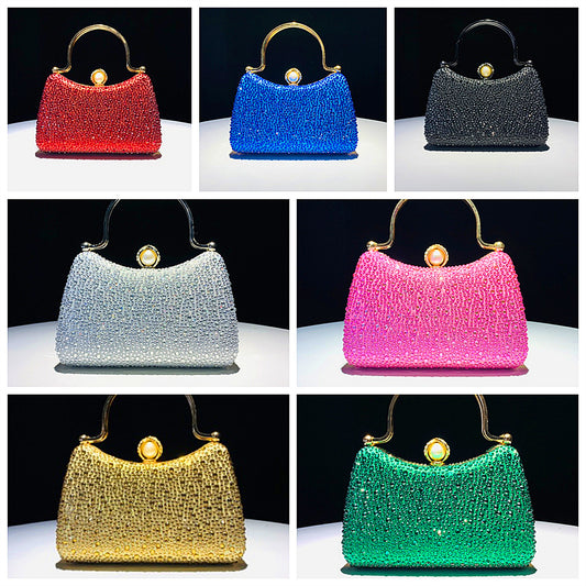 Rhinestone All Match Dress Diamond Wedding Dinner Bag