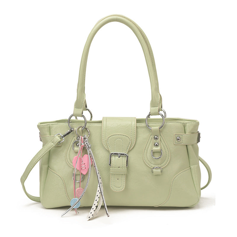 Women's Korean Style High-grade Motorcycle Large Capacity Versatile Western Women's Shoulder Bag