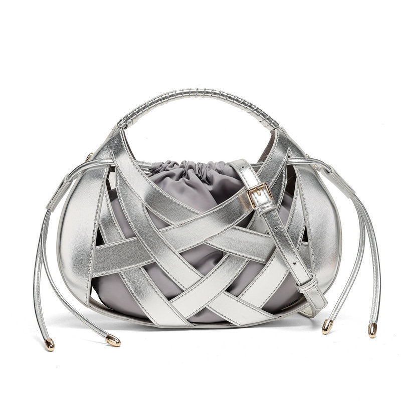 Women's Korean Style Weaving Fashionable Eye-catching Women's Shoulder Bag