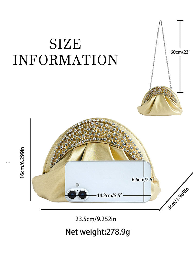 Women's High-grade Light Luxury Clutch Cloud Dress Bags