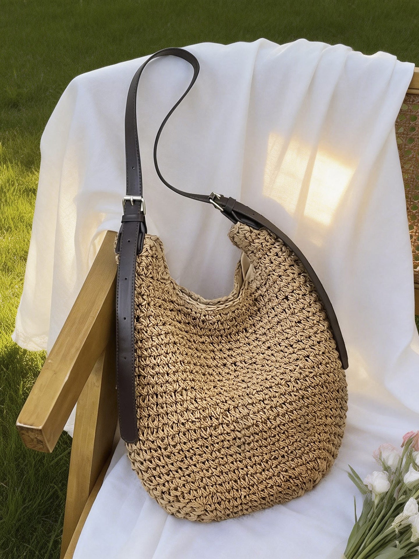 Style Straw Large Capacity Seaside Beach Bags