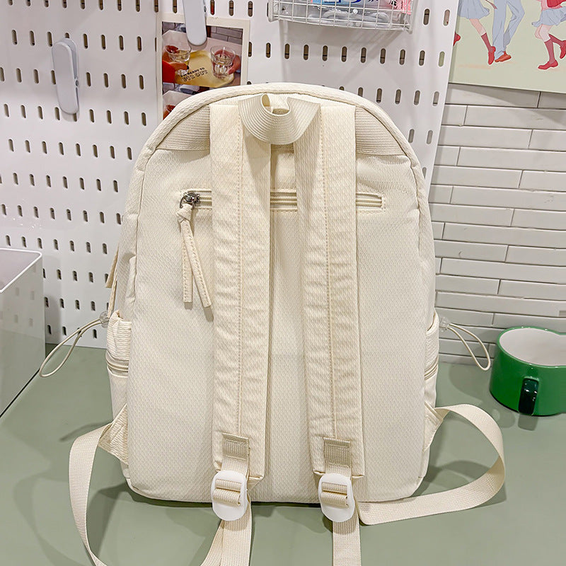 Korean Style Good-looking Fresh Sweet Primary Secondary Lightweight Large Leisure Backpack