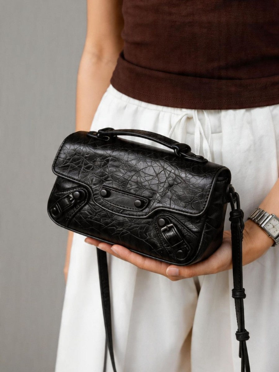 First Layer Cowhide Flap Home Motorcycle Bags