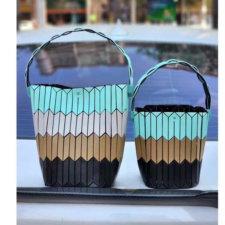Women's Style Vegetable Basket Simple Stylish Rhombus Women's Handbag