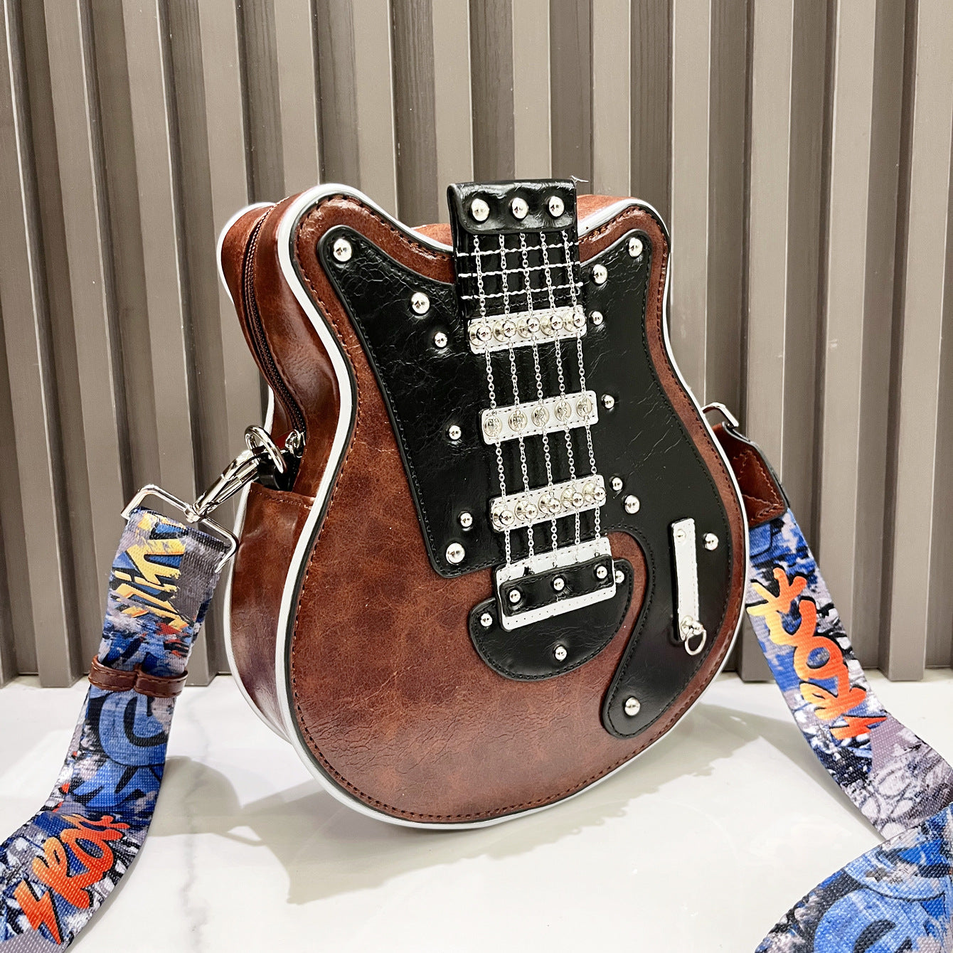 Creative Women's Handmade Lady's Guitar Style Women's Shoulder Bag