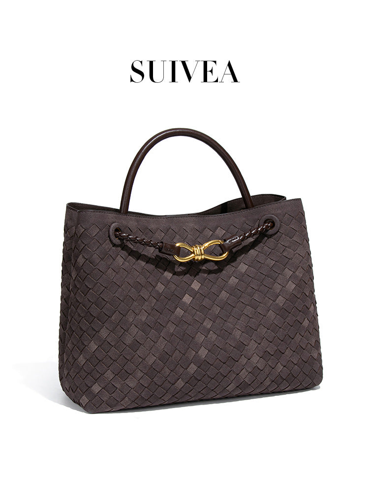 Women's High-grade Hand-woven Commuter Large Capacity Fashion Women's Handbag