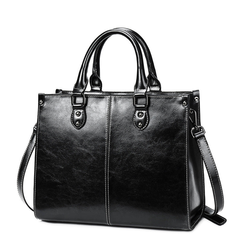 Women's Retro Large Capacity Commuter Business Computer Tote Bags