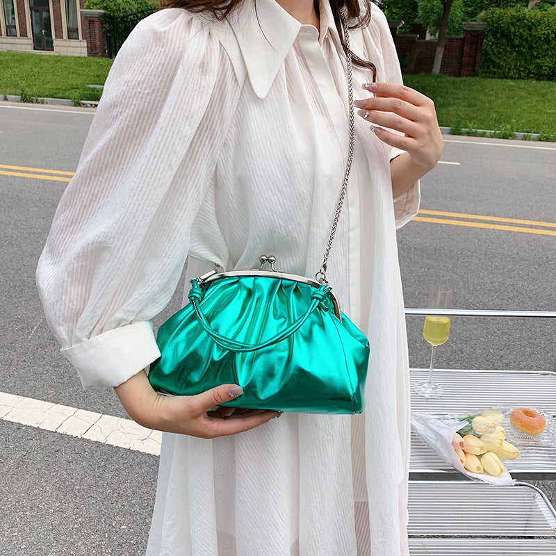 Women's Bright Leather Shell Spring Soft Fashion Women's Shoulder Bag