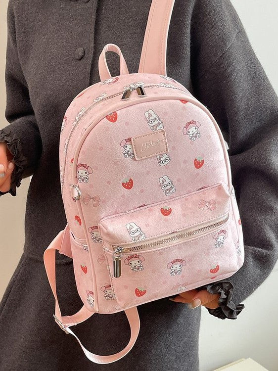 Korean Style Cartoon Chef Puppy Female Design Leisure Backpack