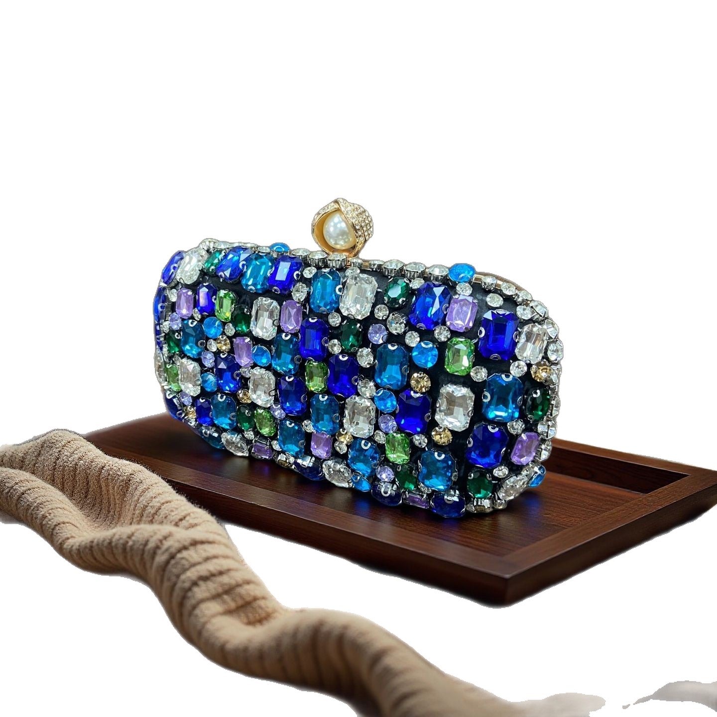 Colorful Rhinestone Shiny Dinner Diamond Banquet Evening Bags