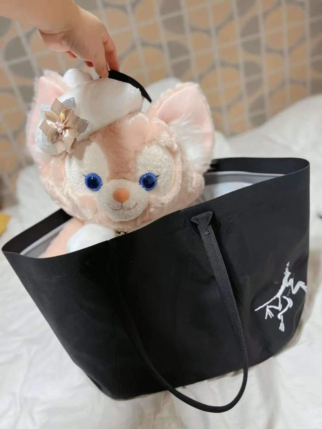 Skeleton Large Capacity Shopping Lightweight Waterproof Hard-wearing Dumpling Shape Tote Bag