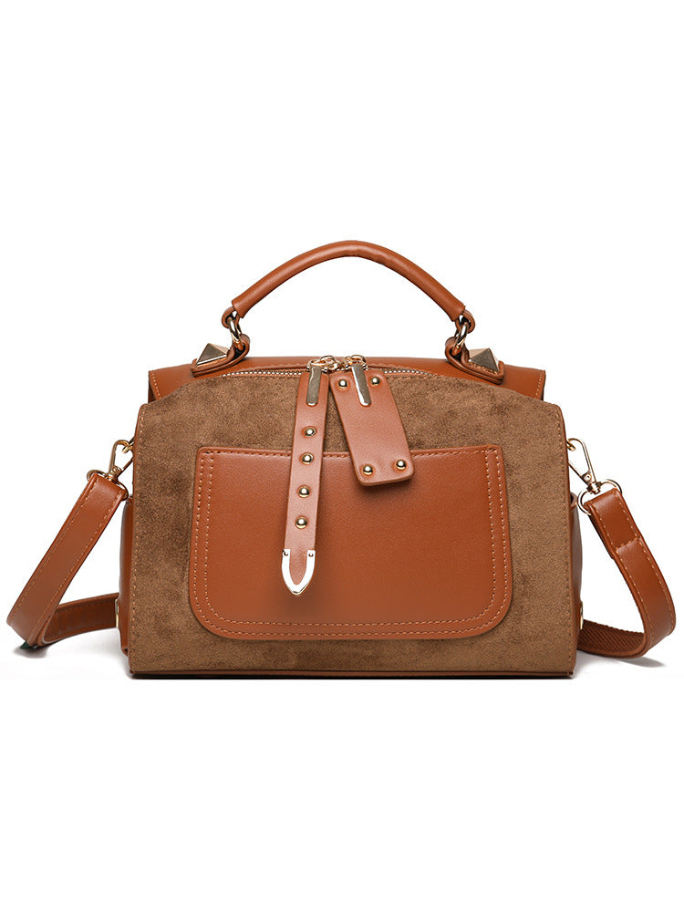 Women's Fashion High-grade Portable Boston Pillow Women's Handbag