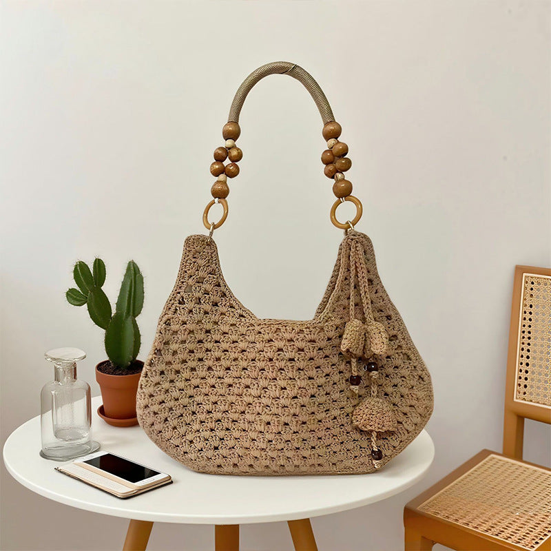 Fashion Commute Leisure Woven Large Capacity Women's Messenger Bag
