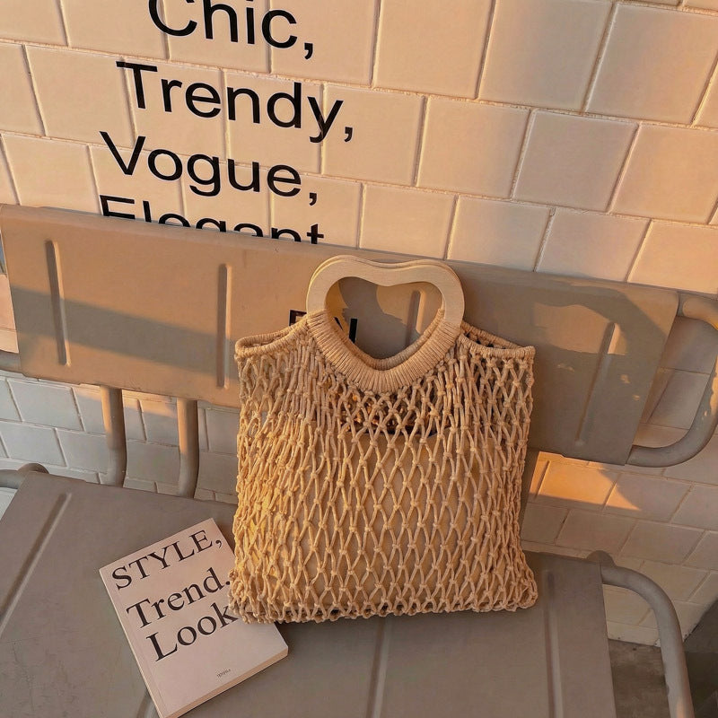 Minority Straw Hollow Woven Summer Vacation Handbags