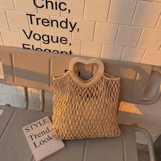 Minority Straw Hollow Woven Summer Vacation Handbags