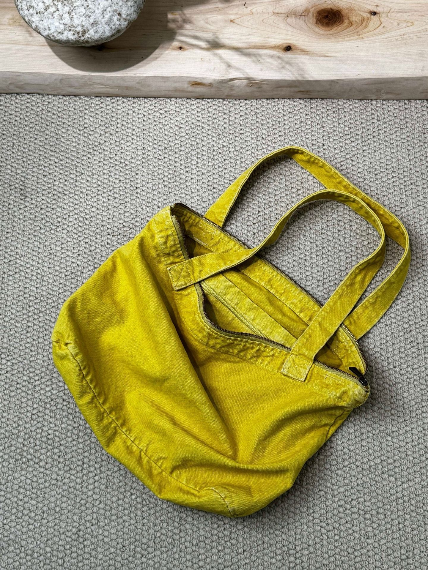 Washed Canvas Commuter Shopping Denim For Bags
