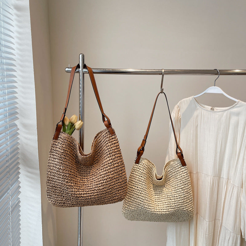 Summer Weaving Straw Woven Female Super Hot Women's Shoulder Bag