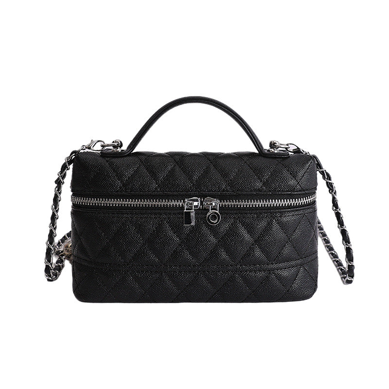 Women's Design Simple Elegant Diamond High-grade Small Square Bag