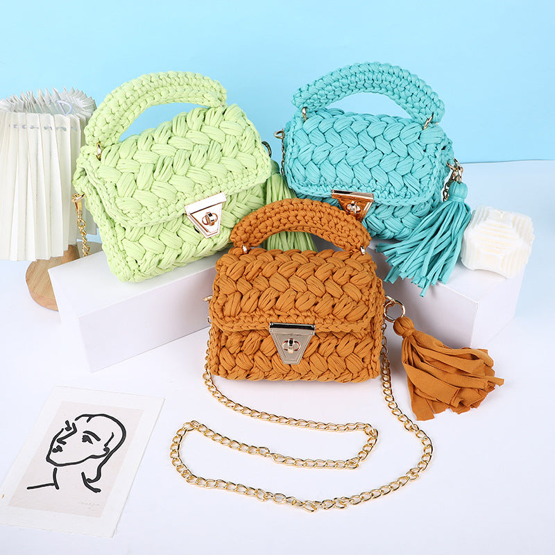 Women's Spring Ya Woven Cloth Chain Women's Messenger Bag