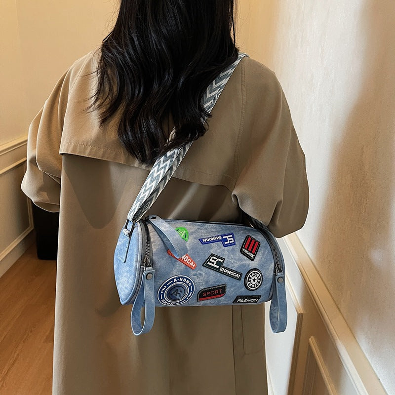 Women's High-grade Summer Fashion Minority Design Round Women's Shoulder Bag