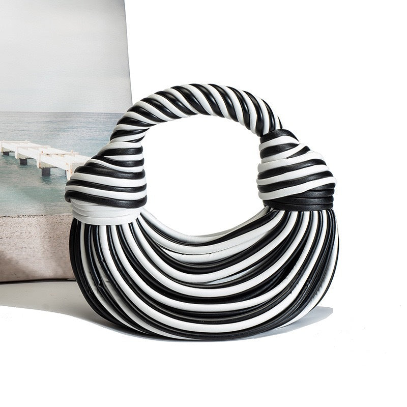 Women's Handmade Woven Special Creative Knotted Noodle Bags