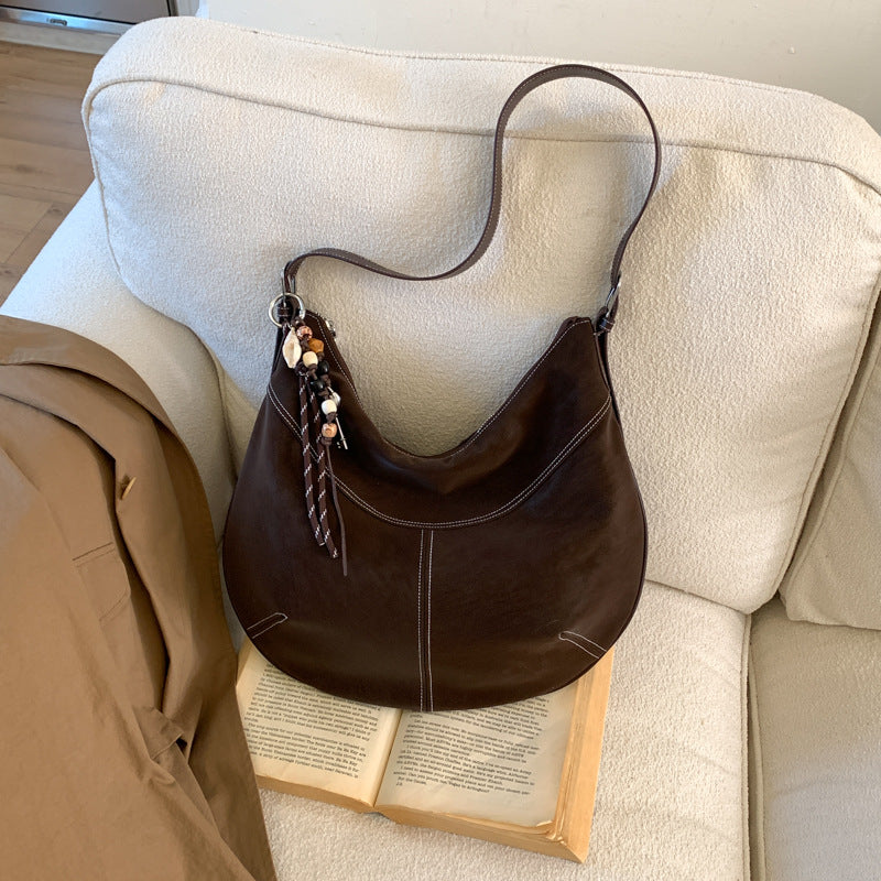 Women's Light Luxury Commuter Spring One Retro Shoulder Bags