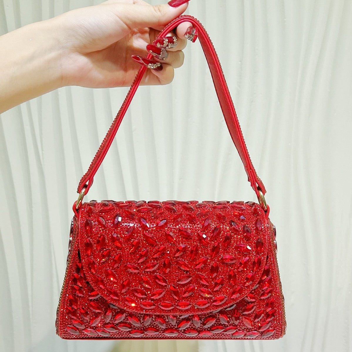 Women's Clutch Cheongsam High-grade Light Luxury Rhinestone Dinner Bag
