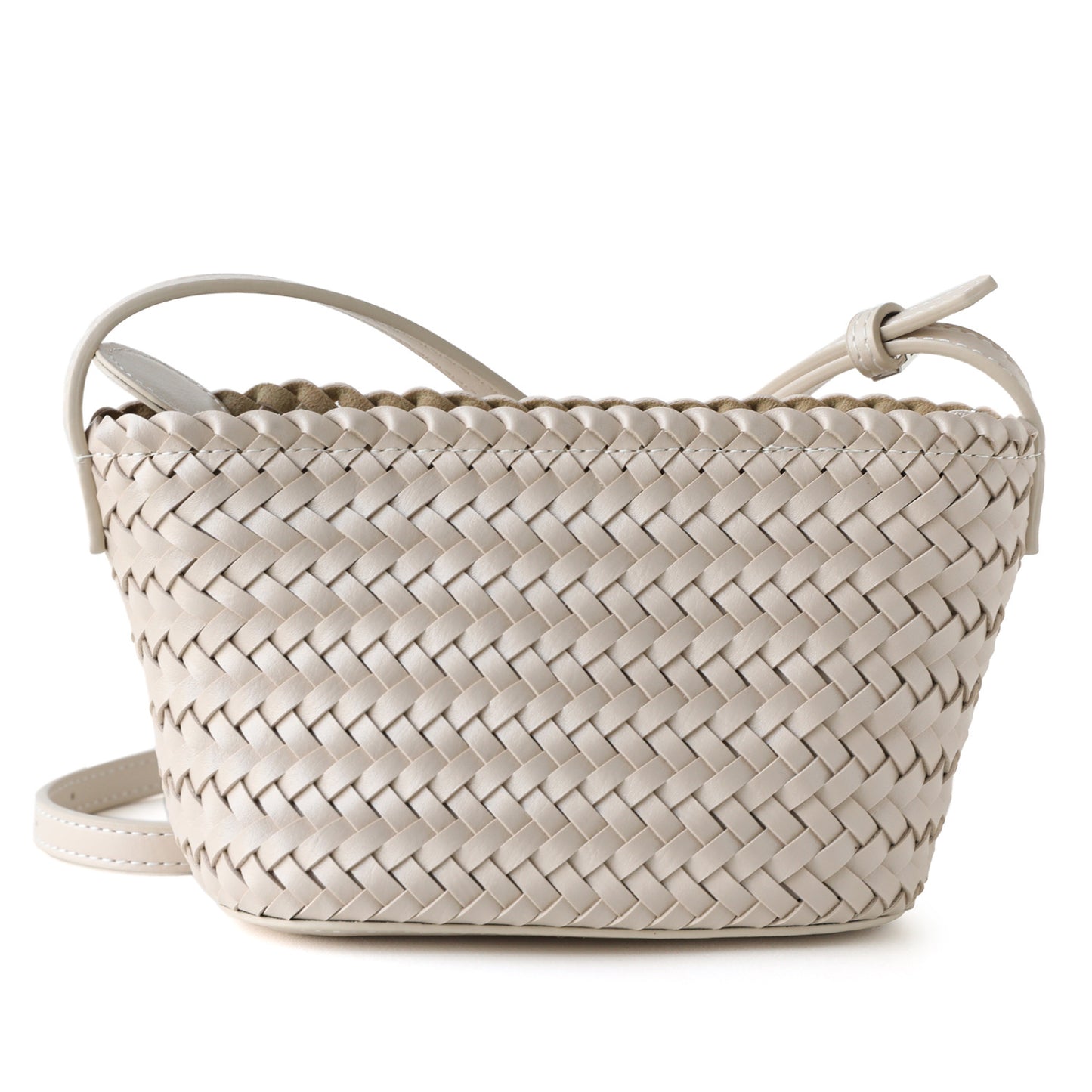Women's High-grade Handmade Woven Hand Holding Commuter Bucket Bags