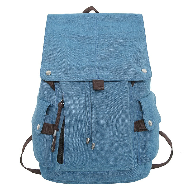 Men's & Women's Style Trendy Retro Large Capacity Lightweight College Student Schoolbag