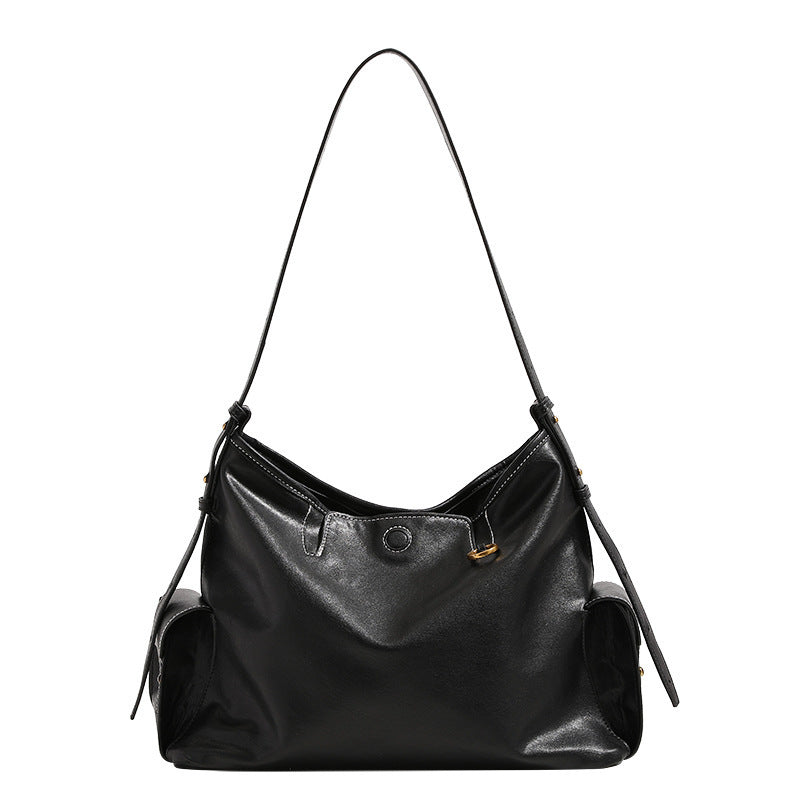 New Innovative Tracking Vegetable Tanning Soft Women's Leather Bag