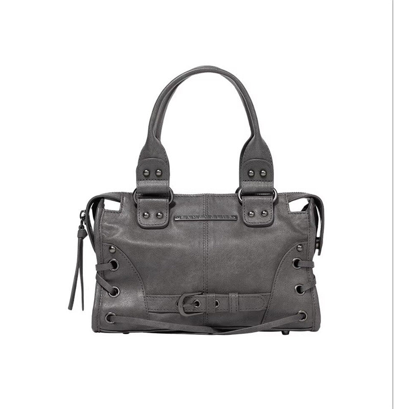 Trendy Niche Locomotive Style Large Capacity Women's Shoulder Bag