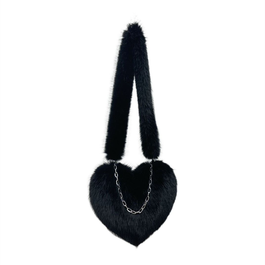 Love Chain Design Macaron Color Shell Bags