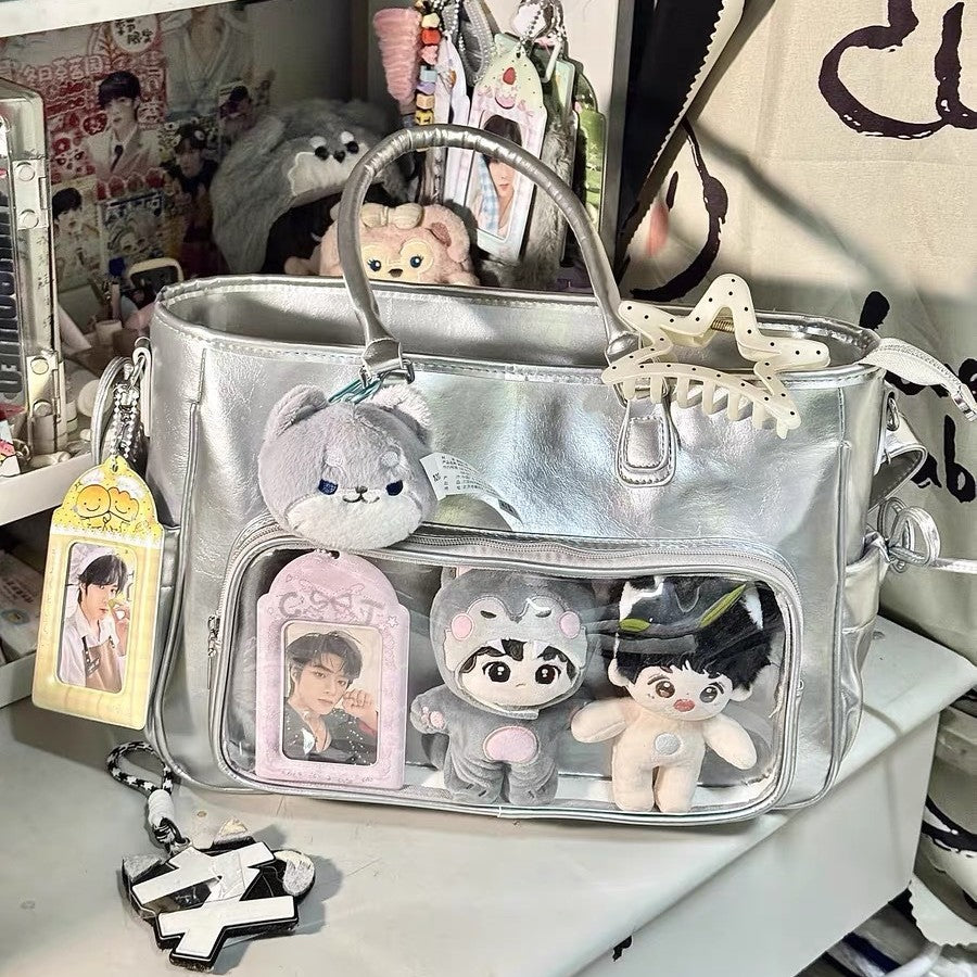 Homemade Concert Collection Light Bracket Aid Artifact Large Capacity Cartoon Women's Shoulder Bag