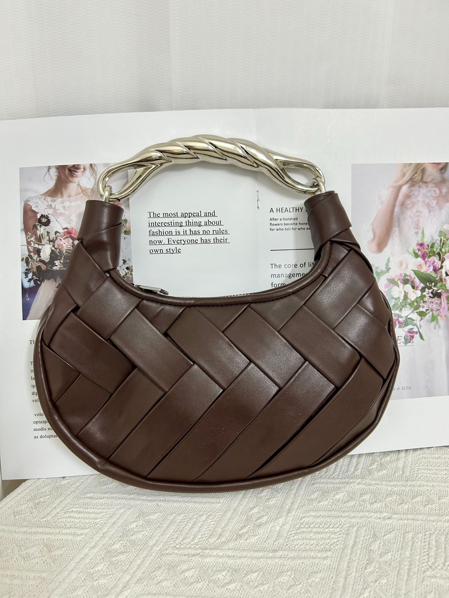 Selenodont Knitted Female Niche Affordable Luxury Fashion Bags