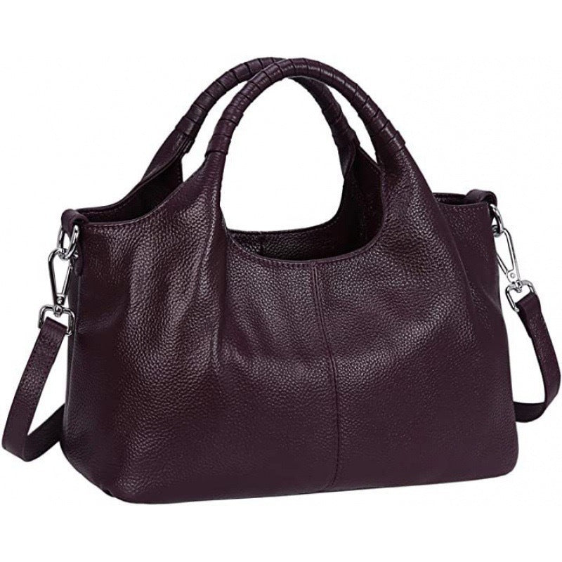 Women's Fashion Large Capacity Soft Leather Trendy Women's Messenger Bag