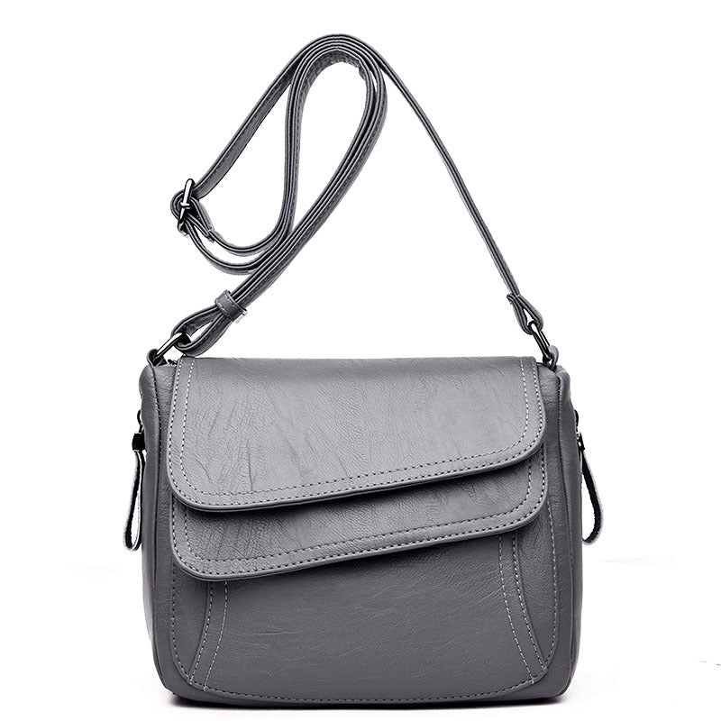 Beautiful Women's Korean Style Soft Leather Small Square Bags