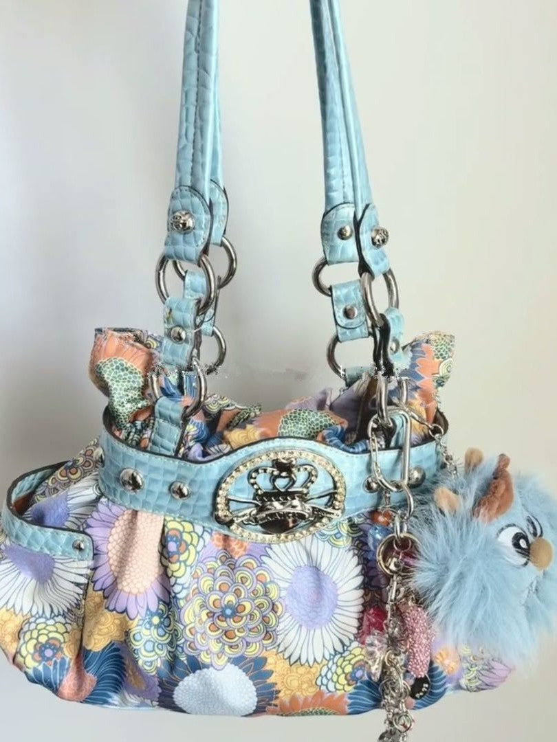 Women's Retro Hot Portable Underarm Niche Asian Culture Women's Handbag