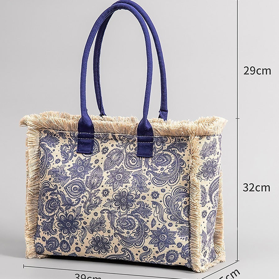 Women's High-grade Large Capacity Commuter Fashion Color Tote Bag