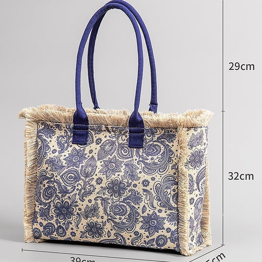 Women's High-grade Large Capacity Commuter Fashion Color Tote Bag