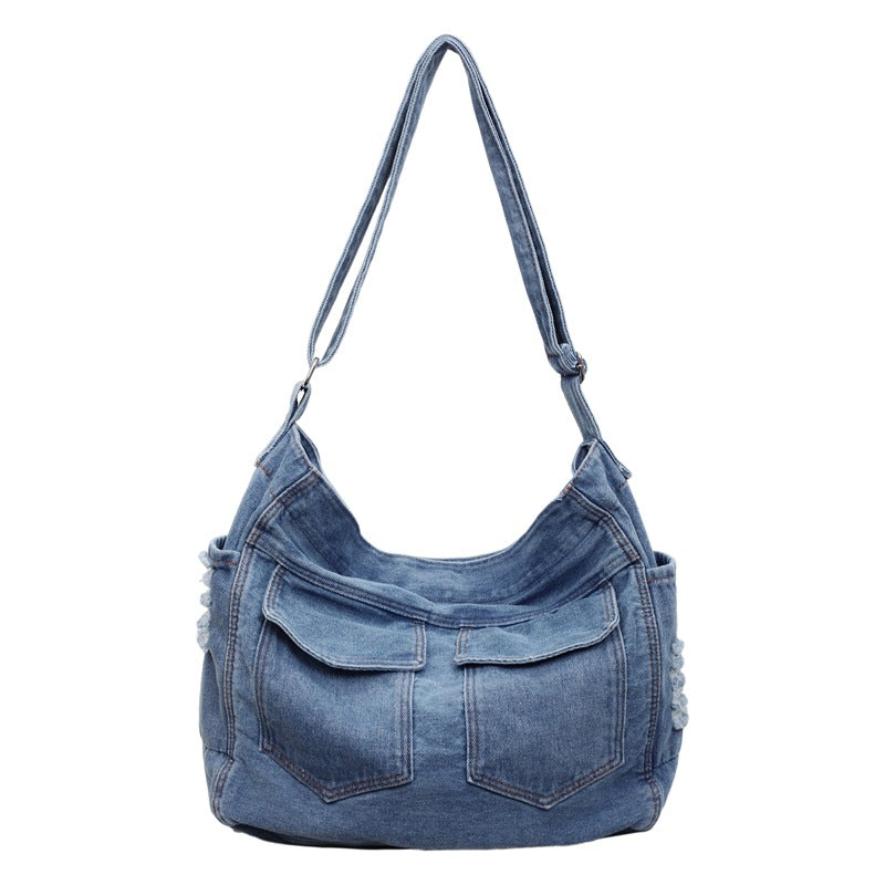 Denim Korean Style Literary Retro Lazy Bags
