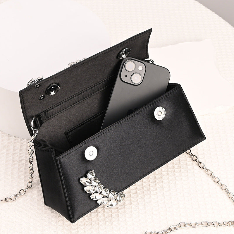 Women's Rhinestone High-grade Light Luxury Fashionable Dinner Bag