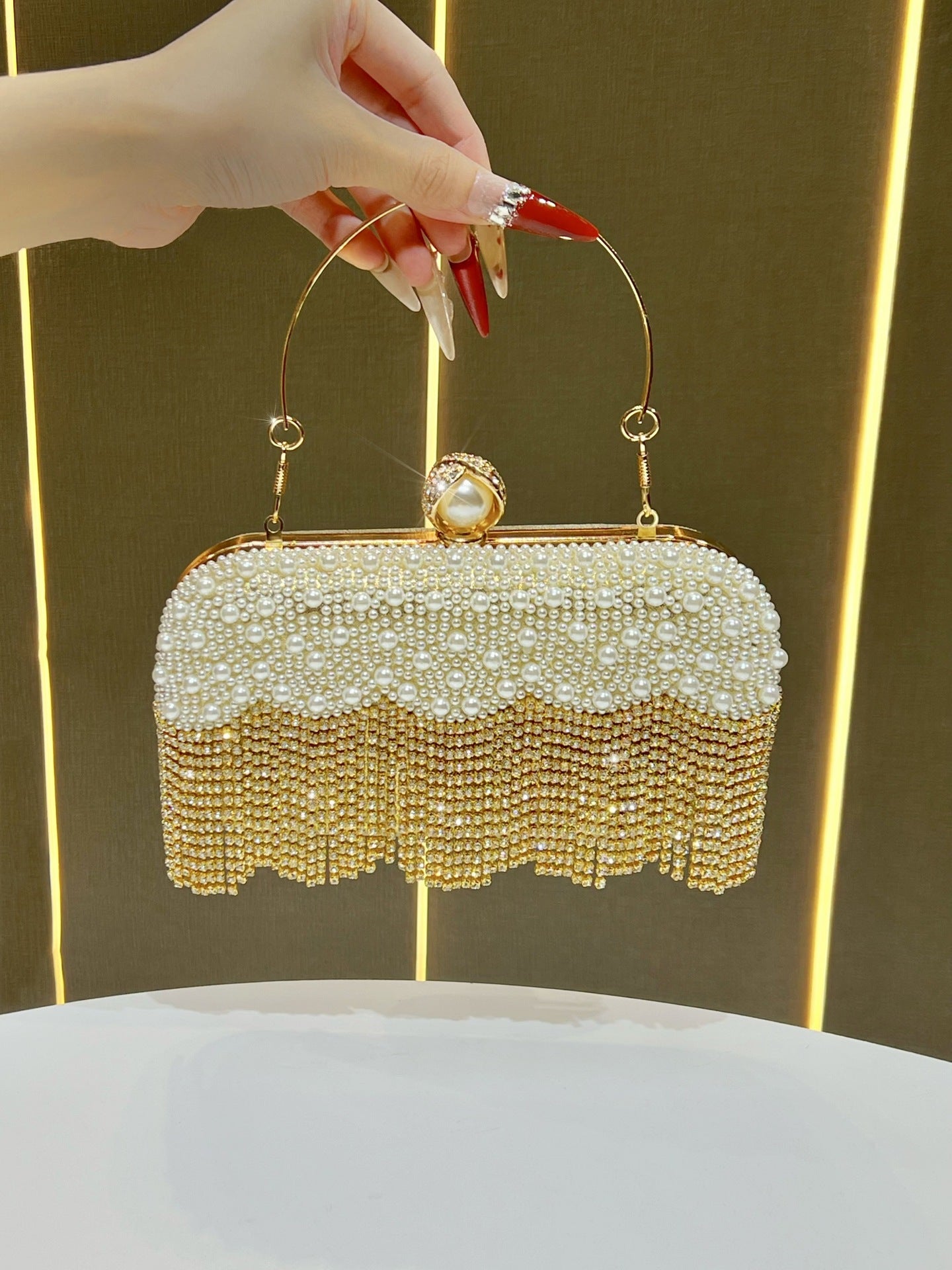 High Sense Bride Bridesmaid Wedding Clothes Cheongsam Dinner Bag