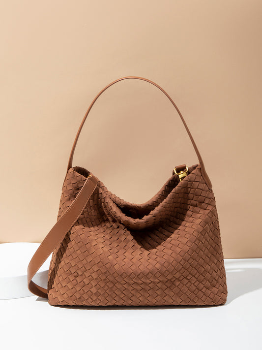Fashion Woven Retro Large Capacity Totes Affordable Luxury One Trend Women's Messenger Bag