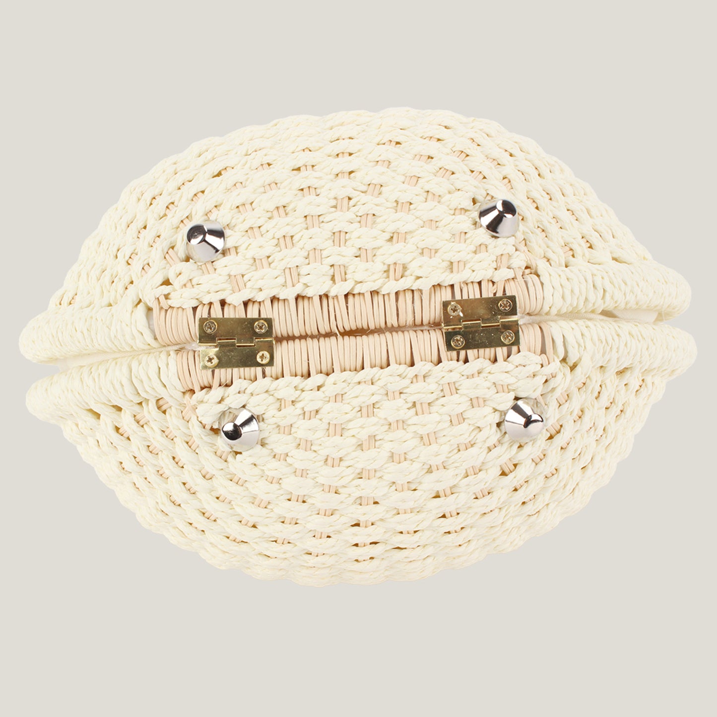 Women's Fashion Shell Cute Personality Rattan Weave Paper String Bags